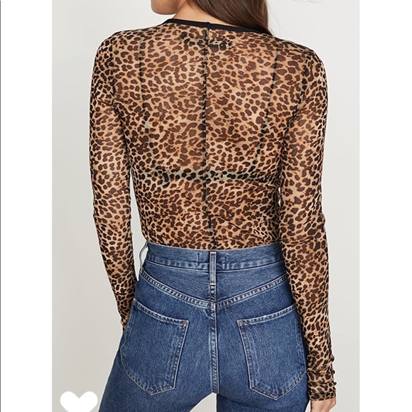 Mesh top leopard print - Picture 2 of 3